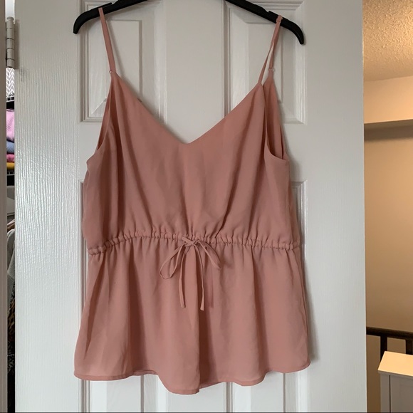 Aritzia Babaton Pink V-neck Warren Cami - Picture 2 of 10
